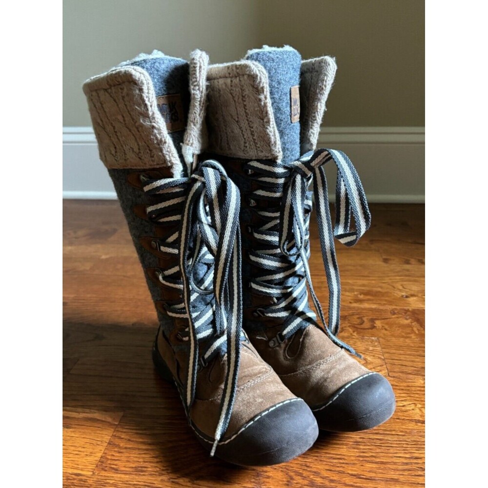 Muk Luks Ginny Cold Weather Waterproof Lace Up Snow Boots Size 6